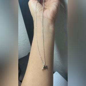 M letter necklace